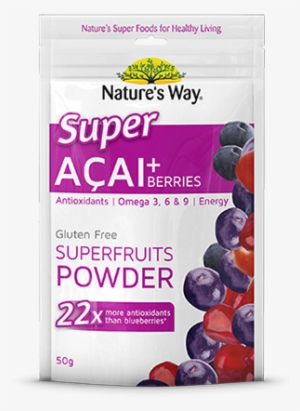 Zoom Super Acai Berries - Nature's Way Super Acai + Berries Superfruits Powder