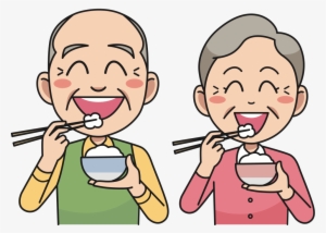 Couple Eating Rice - Eating Rice Clipart