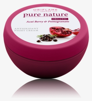 Pure Nature Acai Berry Night Cream - Pomegranate Cream For Face