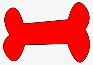 Red Dog Bone Clipart