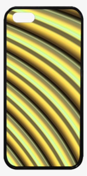 Glossy Banana Yellow Gradient Stripes Rubber Case For - Mobile Phone