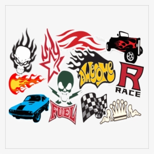 Racing Stickers - Motor Sticker Png