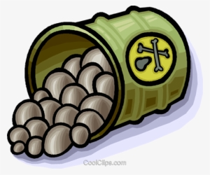 Toxic Waste Royalty Free Vector Clip Art Illustration - Toxic Waste
