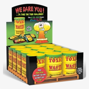 Toxic Waste Super Sour Candy Drum, Assorted - 12 Count,