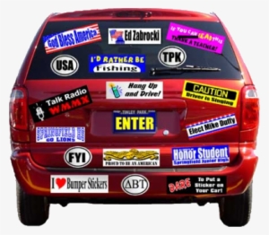 What Self-respecting Car Or Truck Would Be Seen In - Red Car Sticker Design