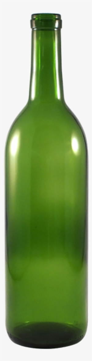 750 Ml Champagne Green Glass Bordeaux Wine Bottle - Glass Bottle