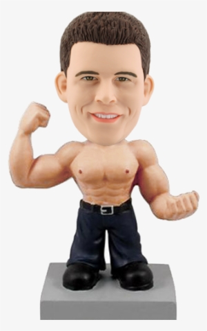 Custom Bobble Doll Muscular Man - Muscular Bobblehead