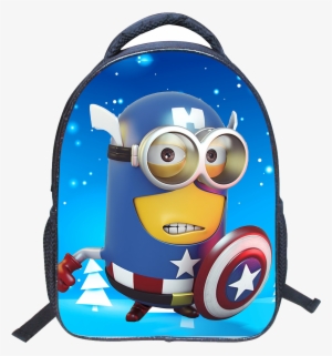 Bright Colors, Characters, Cartoons - Minion Captain America