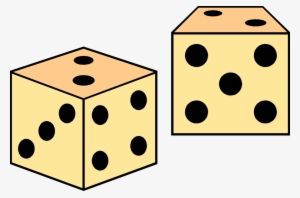 Vector Illustration Of Dice Used In Pairs In Casino
