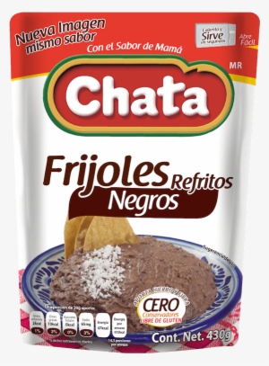 Chata Frijoles Refritos Negros 430g - Chata Chicken With Mole Sauce