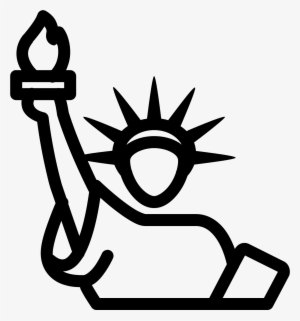 Statue Of Liberty Clipart Torch - Statue Of Liberty Icon