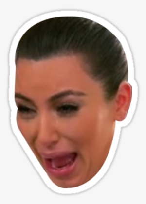 Kim Kardashian Face Png - Funny Kim Kardashian Crying