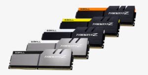 Skill Goes Full Rainbow-mode With New Colors For Trident - G Skill Trident Z 16gb 2 X 8gb Ddr4 3200 Memory