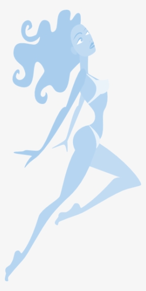 How To Set Use Jumping Girl Svg Vector