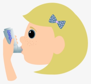 How To Set Use Child With Asthma Svg Vector - Asthma Clipart