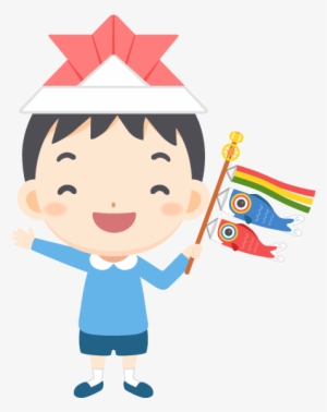 Japanese Children's Day Boy Koinobori Origami Helmet - 金 太郎 こども の 日 イラスト 無料