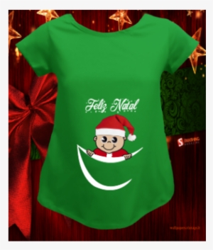 Camiseta Boas Festas Bolso Espião Natal - T-shirt