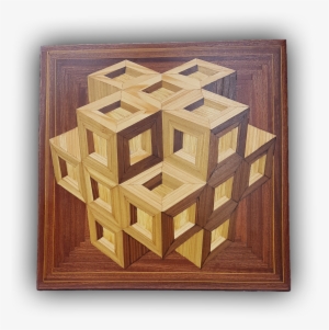 080 Cube Of Incavated Cubes - Picture Frame