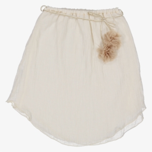 skirt cotton gauze - miniskirt