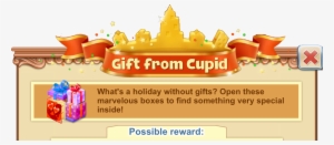 Gift From Cupid Window Heading - Gift