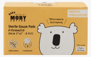 Baby Moby Sterile Gauze Pads - Gauze