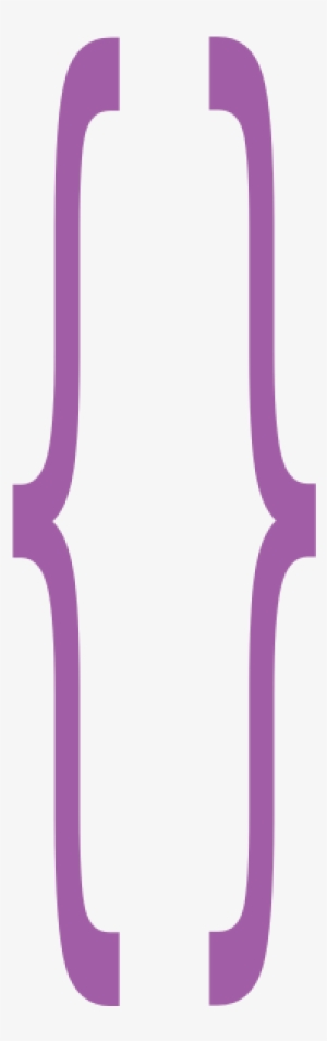 Scrolly Frame New Purple Clip Art At Clker - Brackets Png Purple