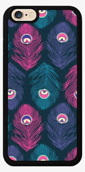 Pink Peacock Feathers, Purple And Blue Case - Hd Wallpaper Peacock Feather Iphone