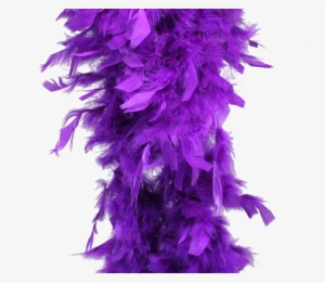 Feather Boa Transparent - Rhode Island Novelty Purple Feather Boa