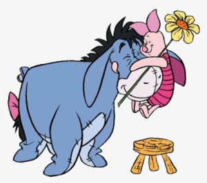 Cliparts Sleeping Beauty Castle Clipart - Eeyore And Piglet Hug