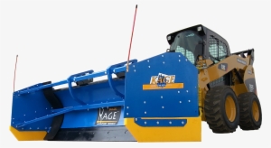 Snowfire Box Snow Plow System Kage Innovations - Skid-steer Loader