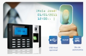 E9 Reloj Control Biométrico Dual - Fingerprint