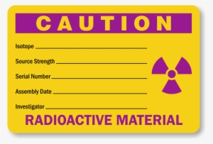 Zoom, Price, Buy - Caution Radioactive Materials Labels