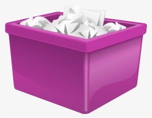 This Free Icons Png Design Of Purple Plastic Box Filled