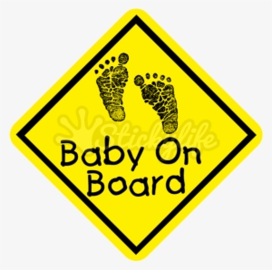 Baby On Board Static Cling - Baby I M Bored Sign