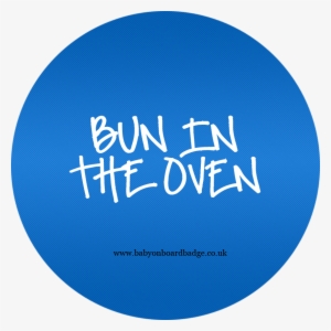 Bun In The Oven Badge Blue - Icon Evropa 2