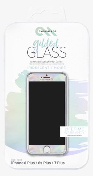 Iridescent Gilded Glass Iphone 7 Plus Screen Protector - Case-mate Gilded Glass Screen Protector For Iphone