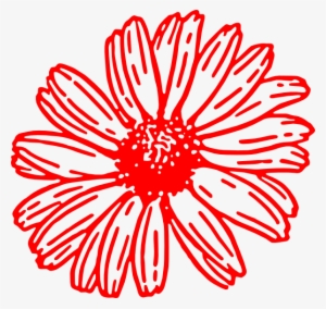 How To Set Use Red Gerbera Art Icon Png - Gerbera Daisy Gerber Daisy Clipart
