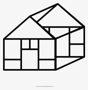 House Frame Coloring Page - Mléko Kreslene