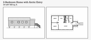 2-bedroom Home With Arctic Entry - House