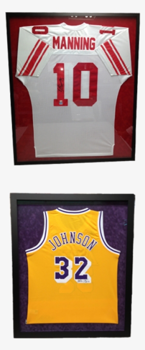 Sutton Place Frame Shop - Magic Johnson Los Angeles Lakers Autographed Deluxe