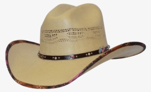 Arena Queen Denver 10 Coronas Bangora Paja Ribeteado - Cowboy Hat