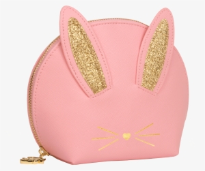 Pink Cool Not Cruel Bunny Makeup Bag - Cosmetics