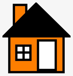 Orange House The Clip Art At Clker - Clipart House Png