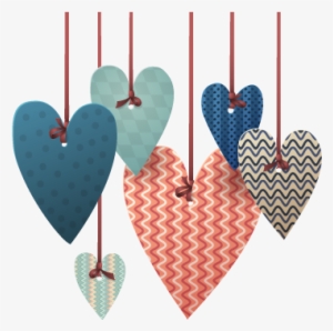 Hearts Hanging Wall Sticker - Happy Birthday Pics Lover