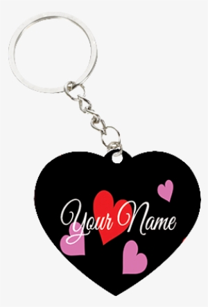 Dusky Red Heart Valentine's Day Heart Keychain - Keychain