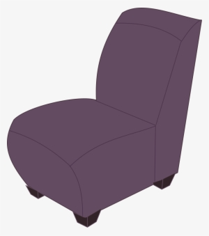 Armless Chair - Chair Clipart Transparent Background