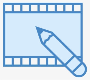 This Icon For Video Editing Depicts A Flat Section - Edicion De Videos Dibujos