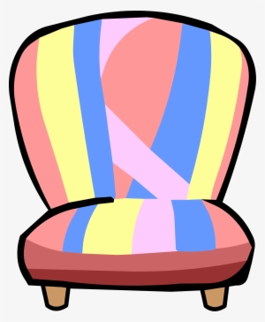 Pink Chair - Png - Club Penguin Furniture Png