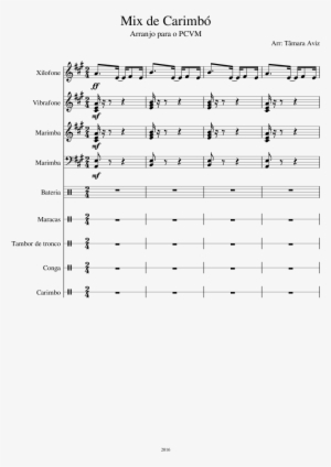 Mix De Carimbó Sheet Music Composed By Arr - Sheet Music