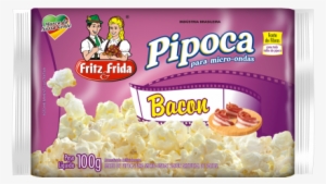 Pipoca Para Micro-ondas Bacon 100g - Fritz E Frida